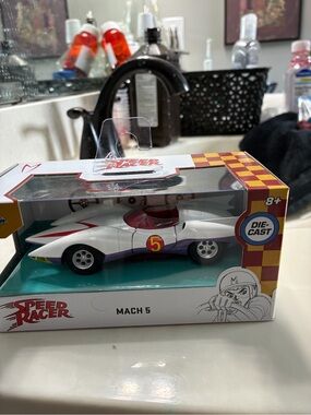 New In Box Jada Toys Speed Racer Mach 5 1:32 scale diecast model car.